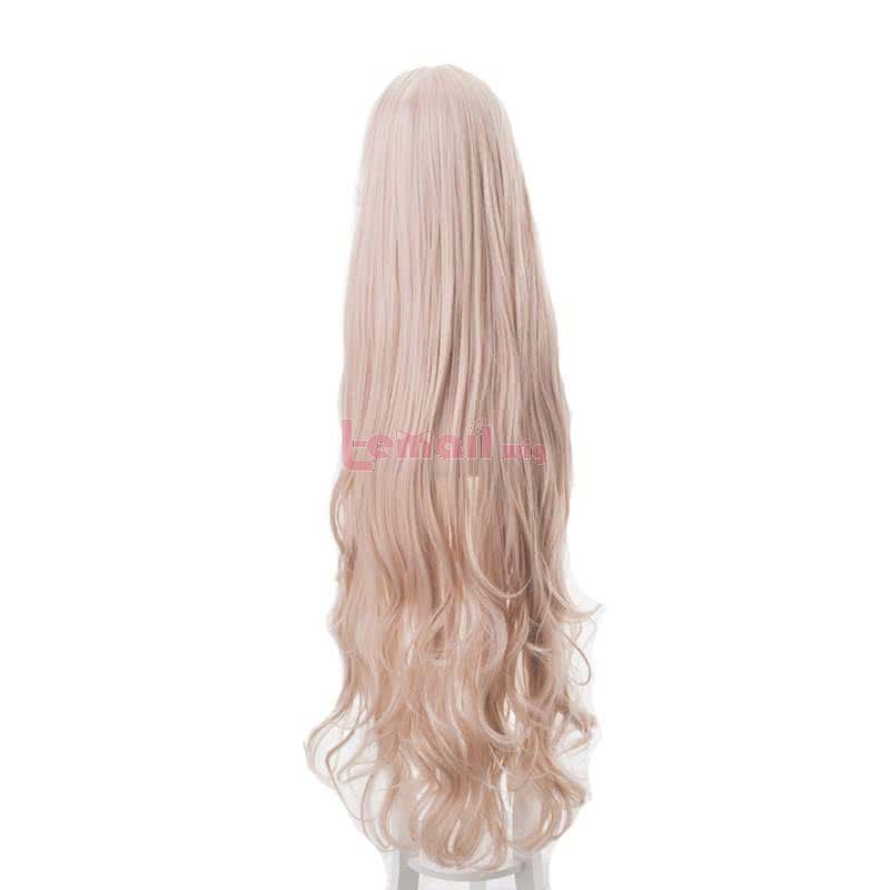 120cm Long Curly Orange Pink Arknights Warlock Cosplay Wigs
