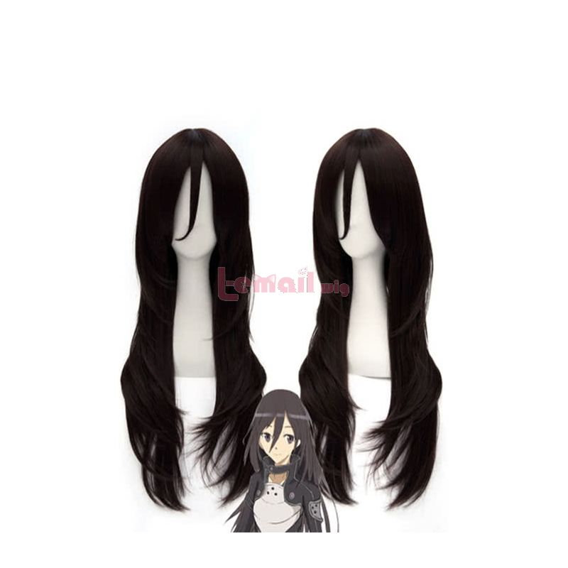 Sword Art Online Kirigaya Kazuto Long Black Synthetic Cosplay Wigs