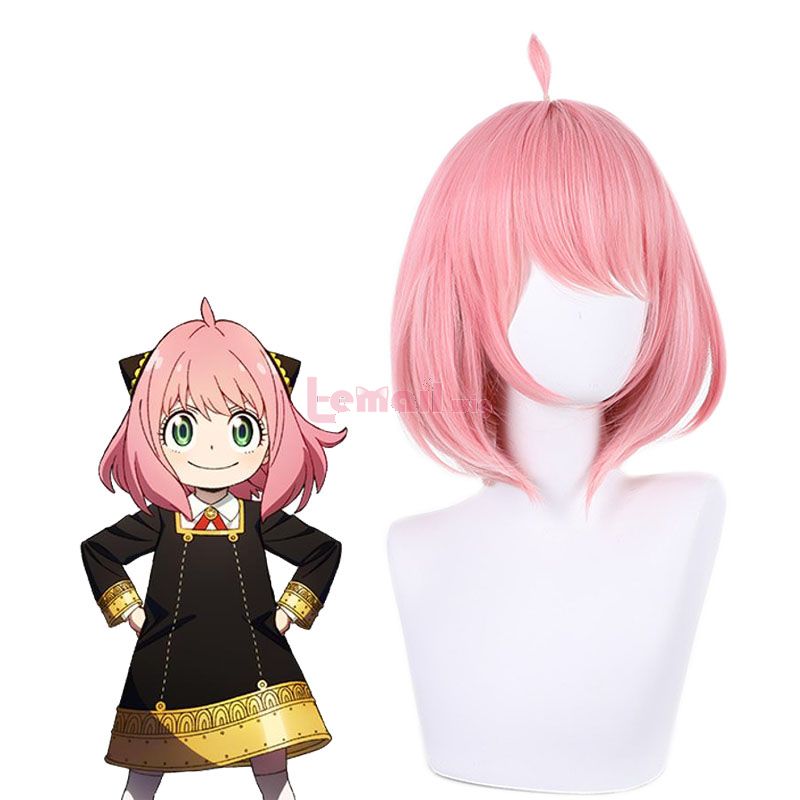 30cm SPY x FAMILY Anya Forger Pink Cosplay Wigs