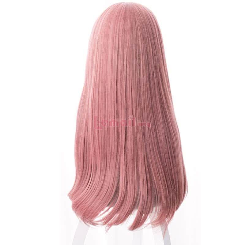 Anime Gotoubun no Hanayome Nakano Miku 60cm Long Straight Pink Cosplay Wigs