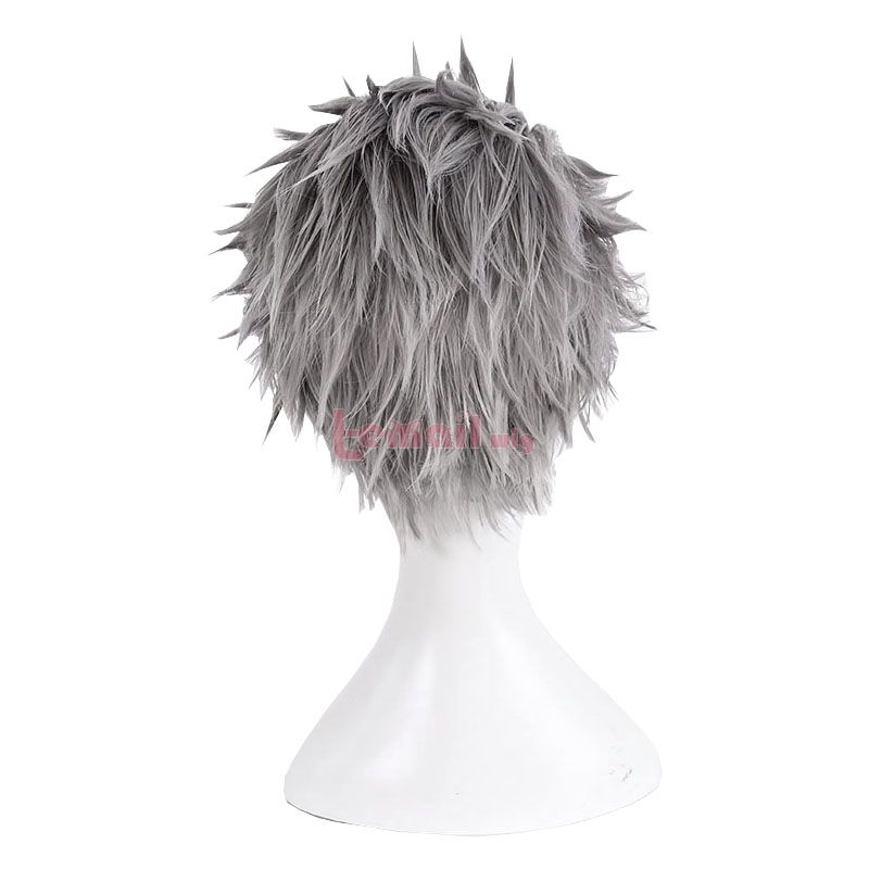 Devil May Cry Vergil Short Grey Cosplay Wigs 