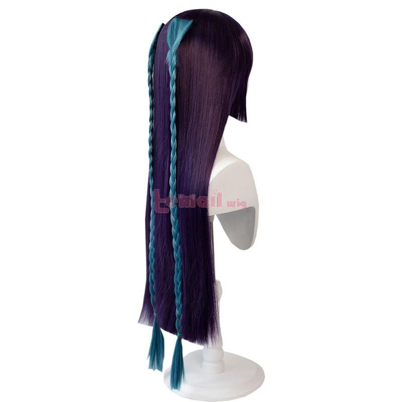 Game Genshin Impact Yunjin Purple Long Cosplay Wigs
