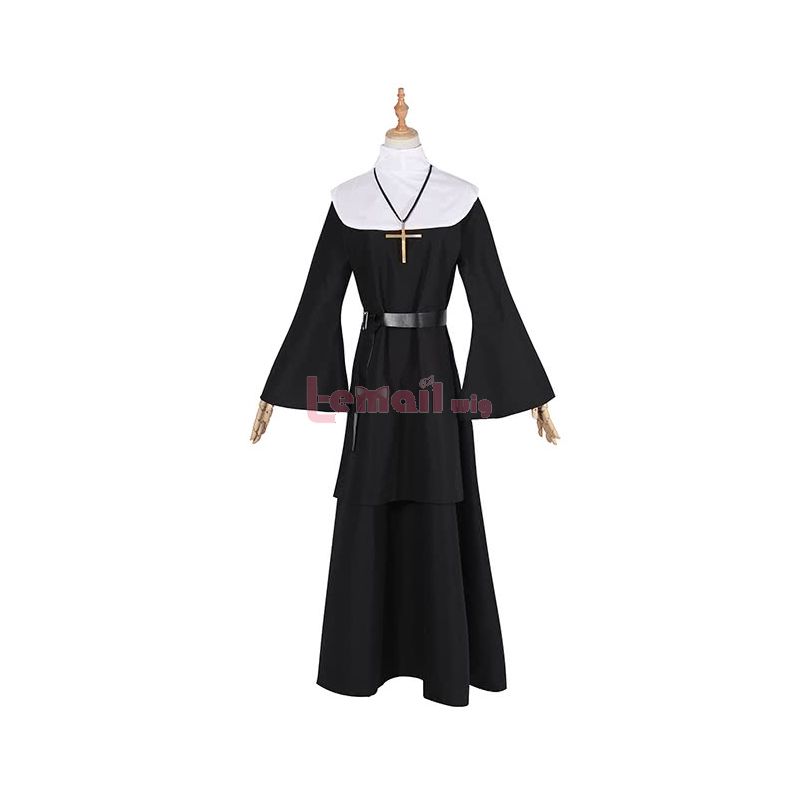 Horror Movie The Nun Trailer Valak Sister Cosplay Costumes