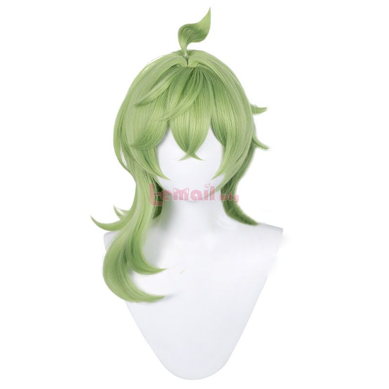 Genshin Impact Collei Green Cosplay Wigs