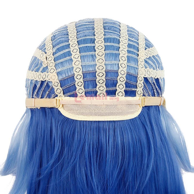 Game Genshin Impact Ganyu Long Gradient Blue Cosplay Wigs