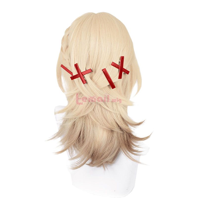 Genshin Impact Sumeru Kaveh Blonde Cosplay Wigs