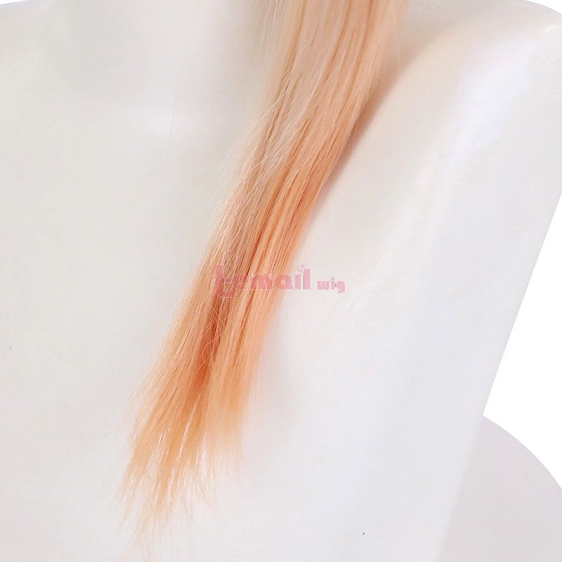 Genshin Impact Yoimiya Long Blonde Ponytail Cosplay Wigs