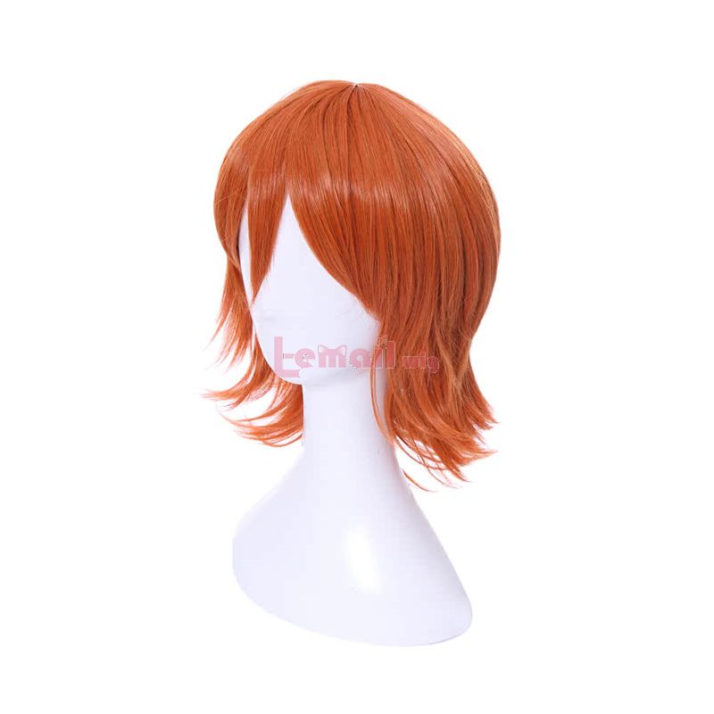 Medium Long Nami Orange Cosplay Wig