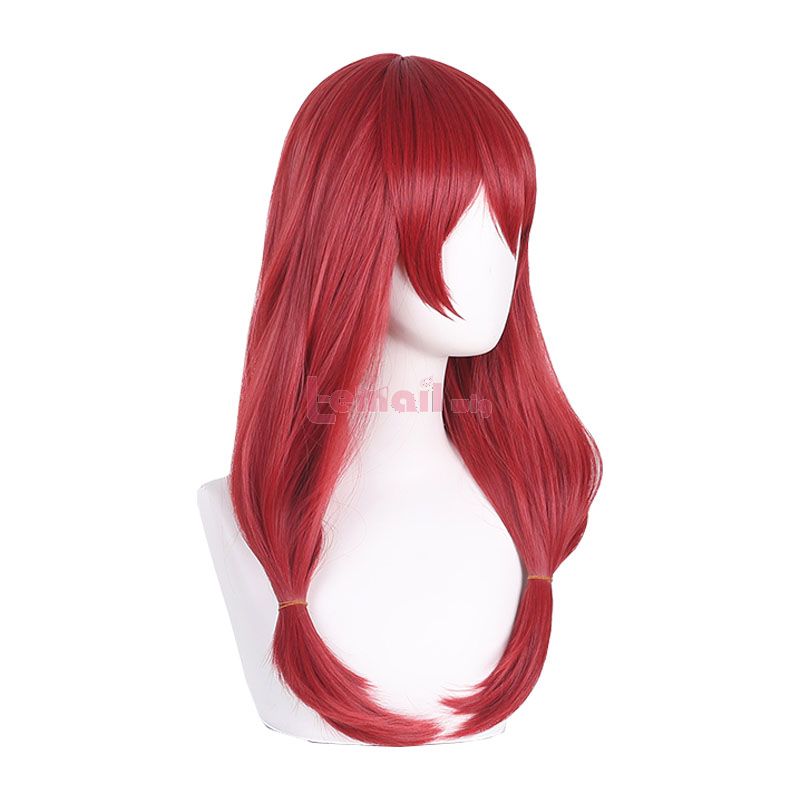 Kakegurui Sado Mikura Red Cosplay Wigs