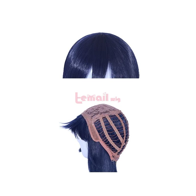 Love Live! Sonoda Umi Fancy Dress Wigs Dark Blue Long Straigt Hair 