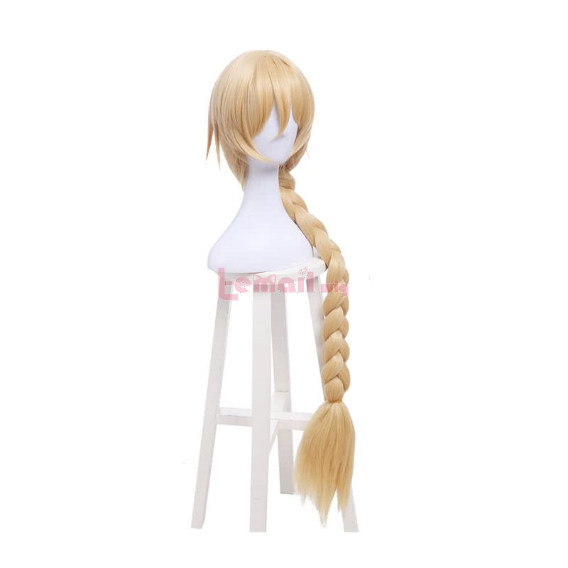 Fate/Grand Order Joan of Arc Braid Blonde Long Synthetic Hair Cosplay Wigs