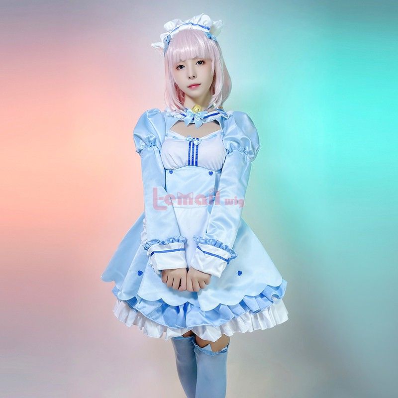 NEKOPARA 4 Vanilla Lolita Dress Cosplay Costume