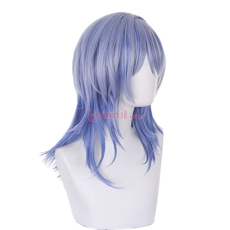 Path to Nowhere Hecate Grey Mixed Blue Cosplay Wigs