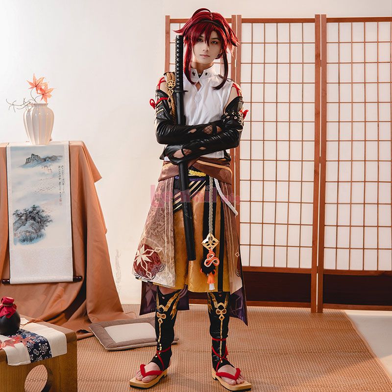 Genshin Impact Shikanoin Heizou Cosplay Costume