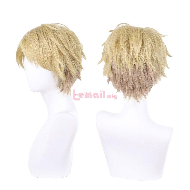 SPY×FAMILY Twilight Loid Forger Short Brown Yellow Cosplay Wigs