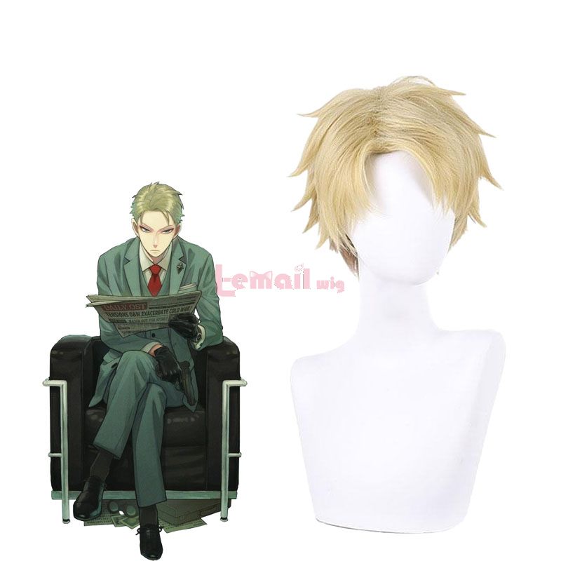 SPY×FAMILY Loid Forger Short Brown Yellow Cosplay Wigs