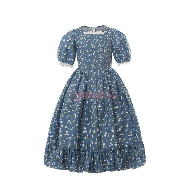 Floral Vintage Prairie Dress for Kids