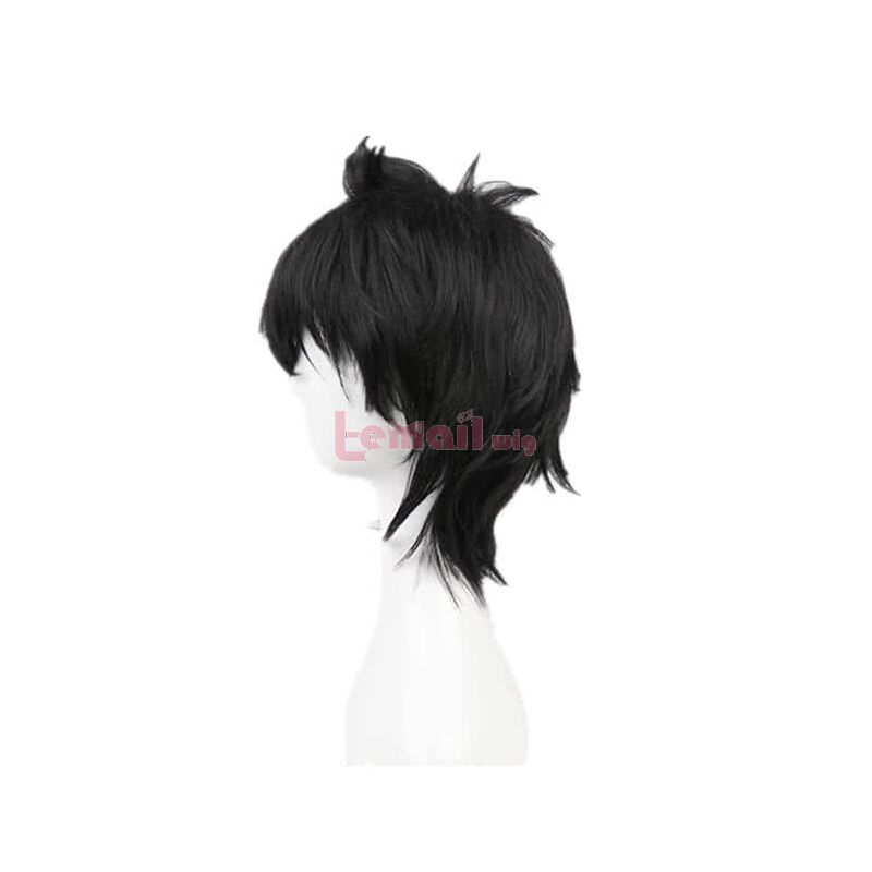 Anime Black Clover Yuno Black Cosplay wig 