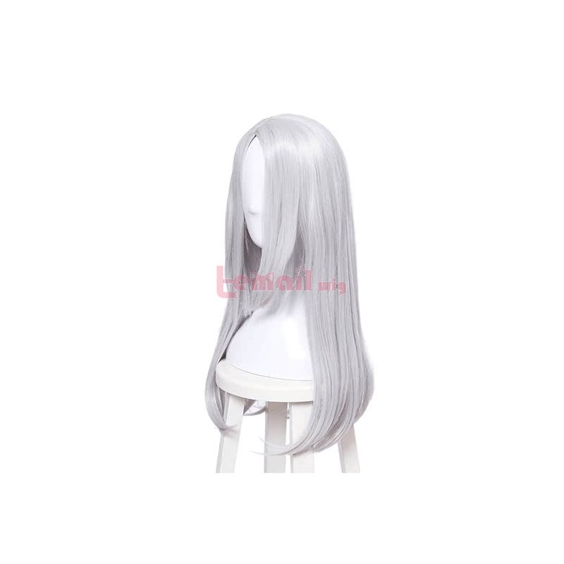 Yuri On Ice Young Victor Nikiforov Silver Long Straight Synthetic Cosplay Wig Hair 