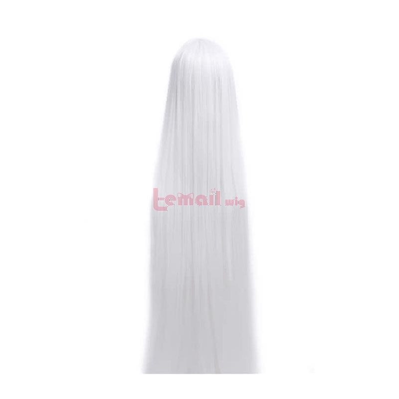 150cm Supper Long Straight White cosplay party wig ZY50C