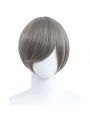 30cm Short Straight Dark Grey General Anime Cosplay Wigs