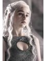 Daenerys Targaryen Silver Curly Cosplay Wigs 