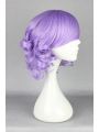 30cm Short Lolita Wave Curly BOB Purple Cosplay Wig 