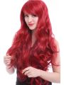 80cm Long Red Synthetic Heat Resistent Hair Wave Wig