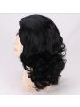 Harry Poter Severus Snape Black Curly Cosplay Wig