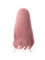 Anime Gotoubun no Hanayome Nakano Miku 60cm Long Straight Pink Cosplay Wigs
