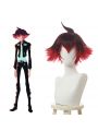 Anime PROMARE Gueira Short Black Gradient Red Men Cosplay Wigs