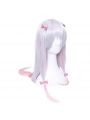 Eromanga Sensei Izumi Sagiri Long Silver Mixed Pink Anime Cosplay Girls Wigs