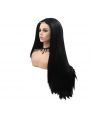 Fashion Long Straight Hair Black Lace Front Wigs Cosplay Wigs