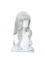 Fate Hollow Ataraxia Caren Hortensia Lolita Gray Silver long Curly Cospaly Wigs
