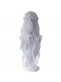 Final Fantasy Venat Long Blue Grey Cosplay Wigs