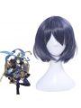Game Sinoalice Alice Short Blue Straight Synthetic Women Cosplay Wigs
