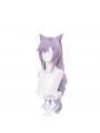 Game Genshin Impact Keqing Ponytail Cosplay Wigs With Ears