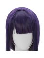 Genshin Impact Baal Dark Purple Long Braid Cosplay Wigs