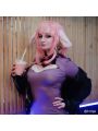 Genshin Impact Guuji Yae Miko Pink Long Cosplay Wigs