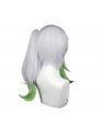 Genshin Impact Nahida Grey Mixed Green Cosplay Wigs