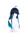 Genshin Impact Venti Long Gradient Blue Braided Cosplay Wigs