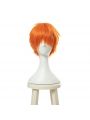 Haikyuu!! Shōyō Hinata Anime Bright Orange Short Synthetic Straight Styled Cosplay Wigs 