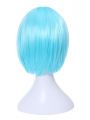 KILL LA KILL Inumuta Houka Short Blue Straight Synthetic Anime Cosplay Wigs