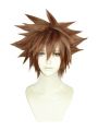 Game Kingdom Hearts III Sora Short Brown Cosplay Wigs