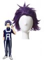 Short Purple My Hero Academia Anime shinsou hitoshi Cosplay Wigs JF188