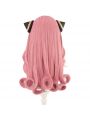 SPY x FAMILY Anya Forger Pink Long Curly Cosplay Wigs