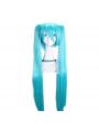 Supper Long Anime Teal Light Blue Long Straight Cosplay Wigs