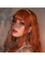 Long Orange Lolita wigs