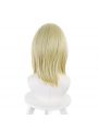 Wonder Egg Priority Rika Kawai 40cm Long Blonde Mixed Pink Cosplay Wigs