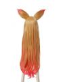 Game League of Legends Star Guardians Ahri Cosplay Wigs Synthetic Long Blonde Mixed Pink Curly Women Hair Wigs